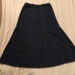 Sonoma Sz8 Blue Denim Skirt